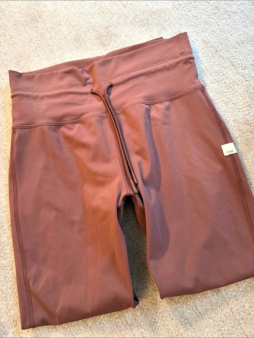 Vuori Daily Legging Brown Athletic Leggings